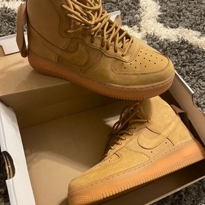 Tan suede Nike